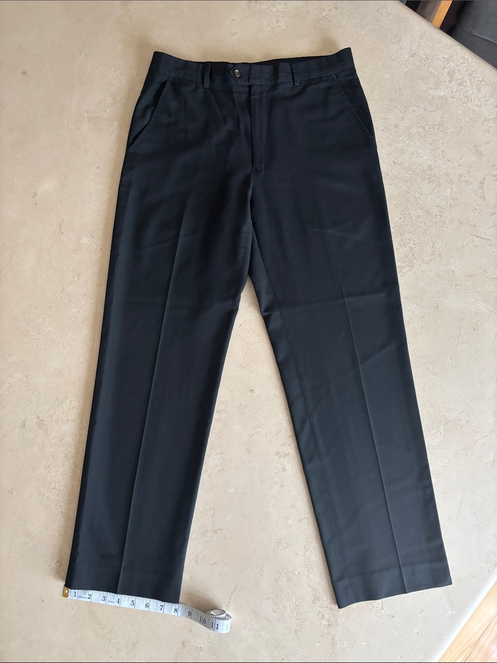 Men's Black Dress Pants - Classic Tailored Fit